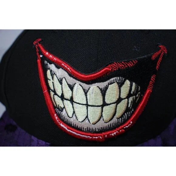 New Era x Joker Batman Smile Baserball Cap Hat 7 3/4 RARE A1476